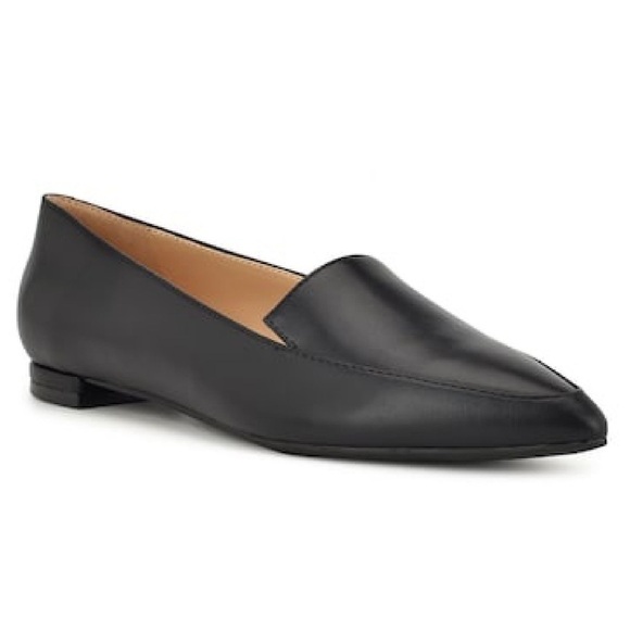 LIKE NEW — Nine West A Dream Loafer Office Basic Faux Leather .5” Heel Size 6.5 - Picture 1 of 9
